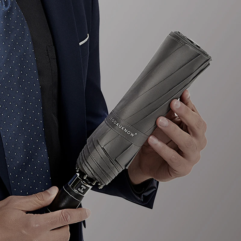 Prezzo 3fold Disegno Di Doppio Degli Uomini Antivento Ombrello Da Viaggio Di Lusso Automatico Ombrello Parasole Pioggia Donne Paraguas Mujer Ambrella BW50YS