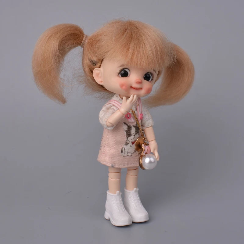 Новое поступление 1 шт. милые волосы для шарнирных кукол парики из 1/8 мохера с 2