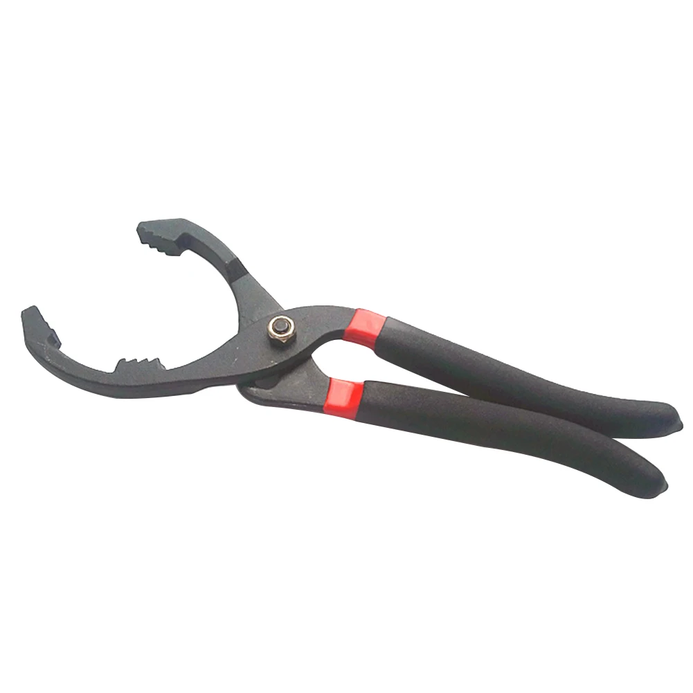 

10 Inch Non Slip Black Adjustable Spanner Replacement Pliers Wrench Oil Filter Steel Durable 50-100mm Disassembly Car Repair