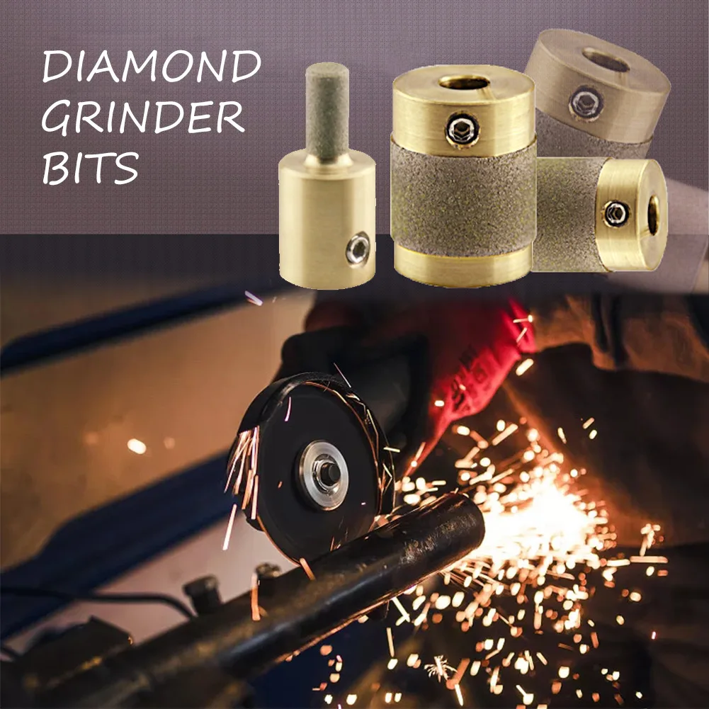 

3pcs/set Tile Diamond Grinder Bit Multifunction Spared Parts For Stained Glass