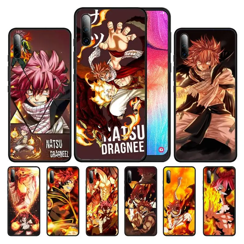 

Fairy Tail Natsu Dragneel Fire Phone Case for Samsung s21 ultra S6 S7 edge s8 s9 s10 S20 plus lite S10E note 10 20 pro coque