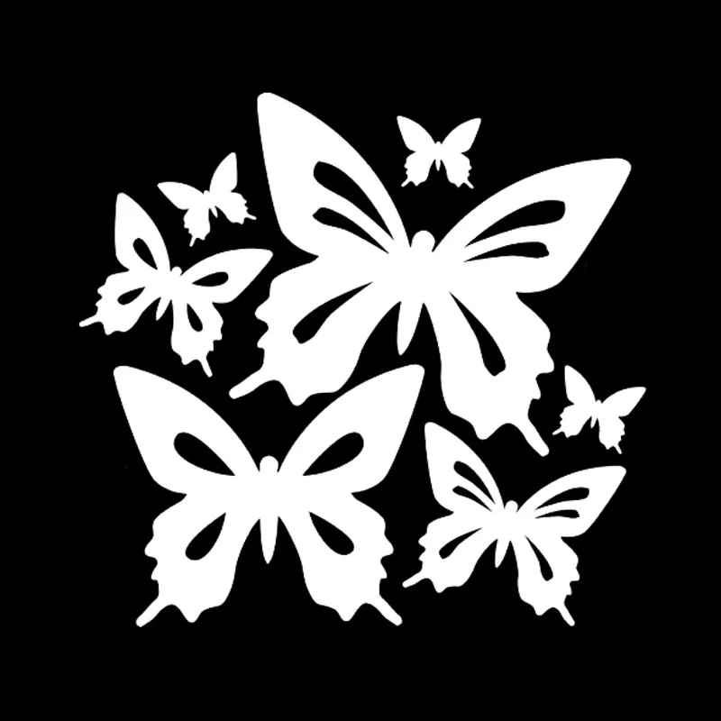 

13cmx12cm butterfly Car-Sticker Automobiles Motorcycles Window Bumper Laptop Vinyl Decal PVC Decorative Goods