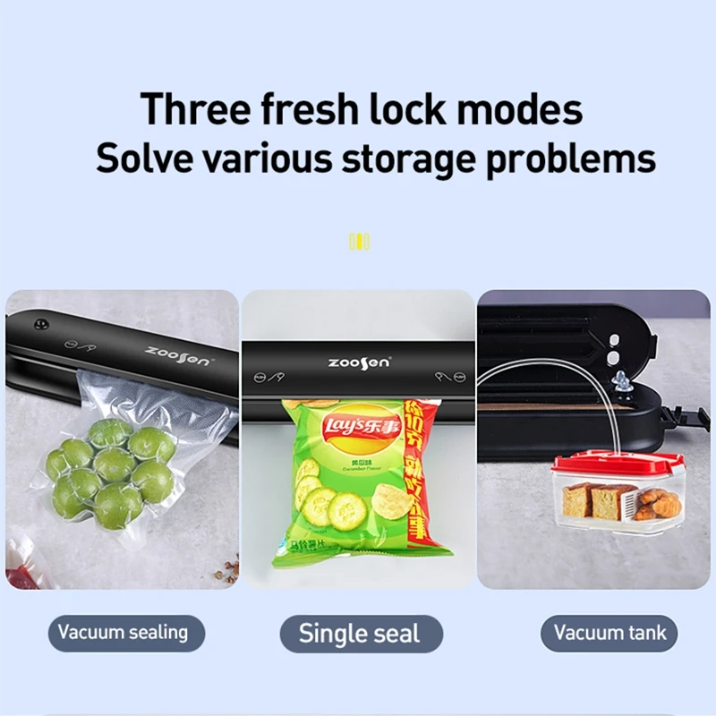 Вакуумный упаковщик для пищевых продуктов 110 В 220 В|Вакуумные упаковщики| |