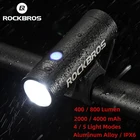 Велосипедный передний фонарь ROCKBROS, 400800 лм, с USB-портом