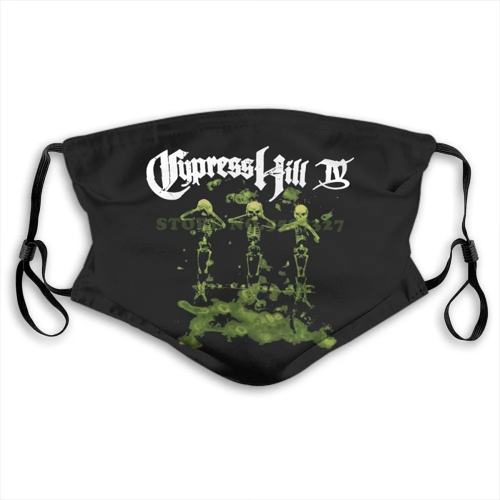 

Новинка, модные смешные многоразовые маски Cypress Hill No Evil