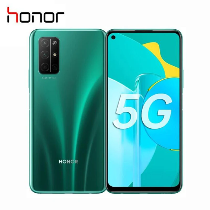 Смартфон Honor 30S 5G Kirin 820 6 5 дюйма 64 мп 4000 мАч Android 10 40 Вт поддержка SuperCharge сканер
