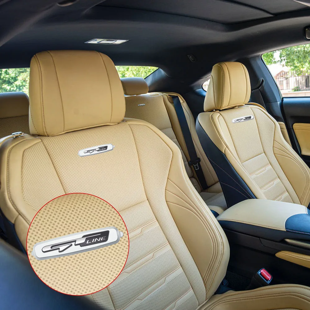 4 шт. металлические автомобильные наклейки для Kia Stinger Optima Rio Forte K5 Peugeot 206 GT Line |