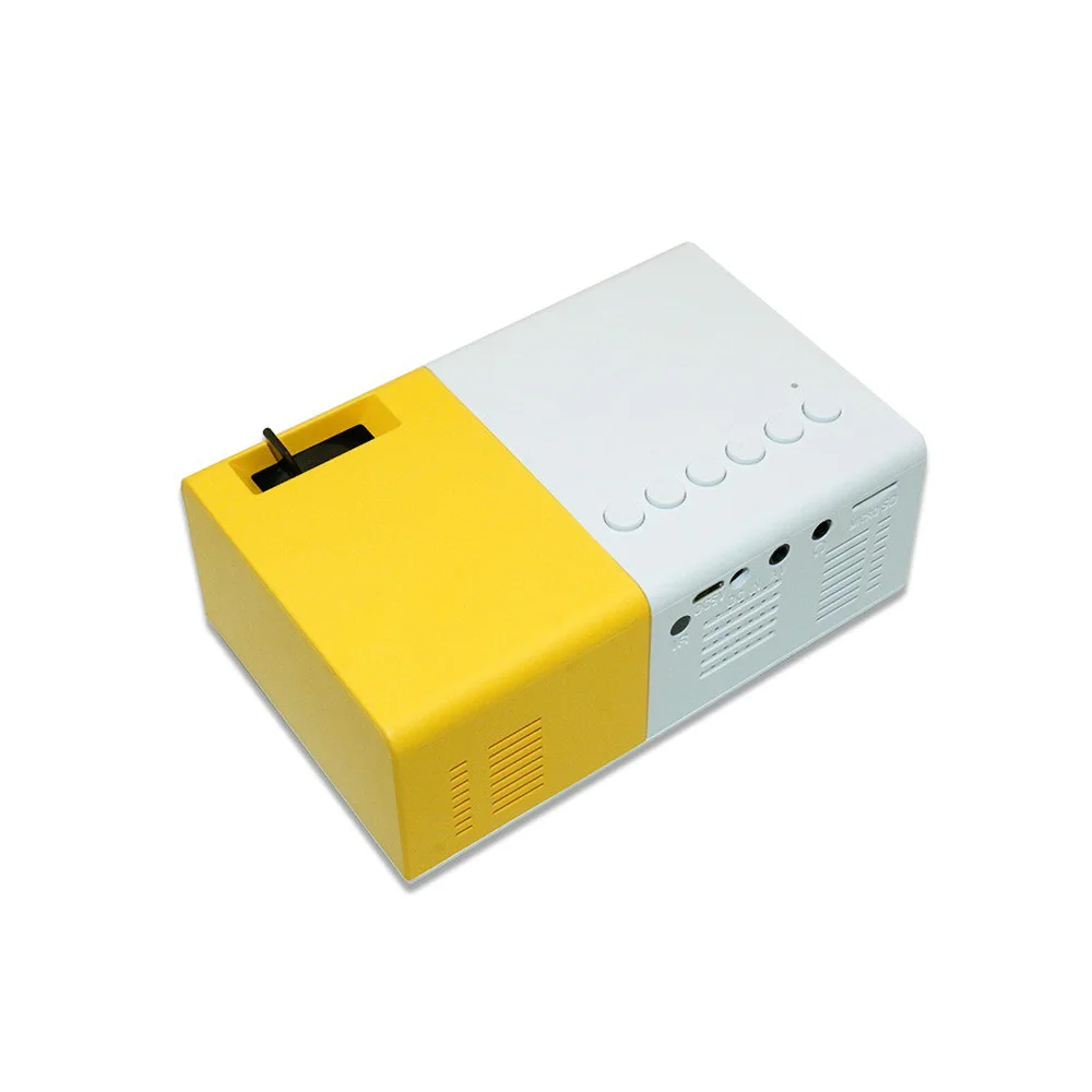 Мини проектор J9 HD для домашнего кинотеатра с поддержкой 1080P AV USB Micro SD карты