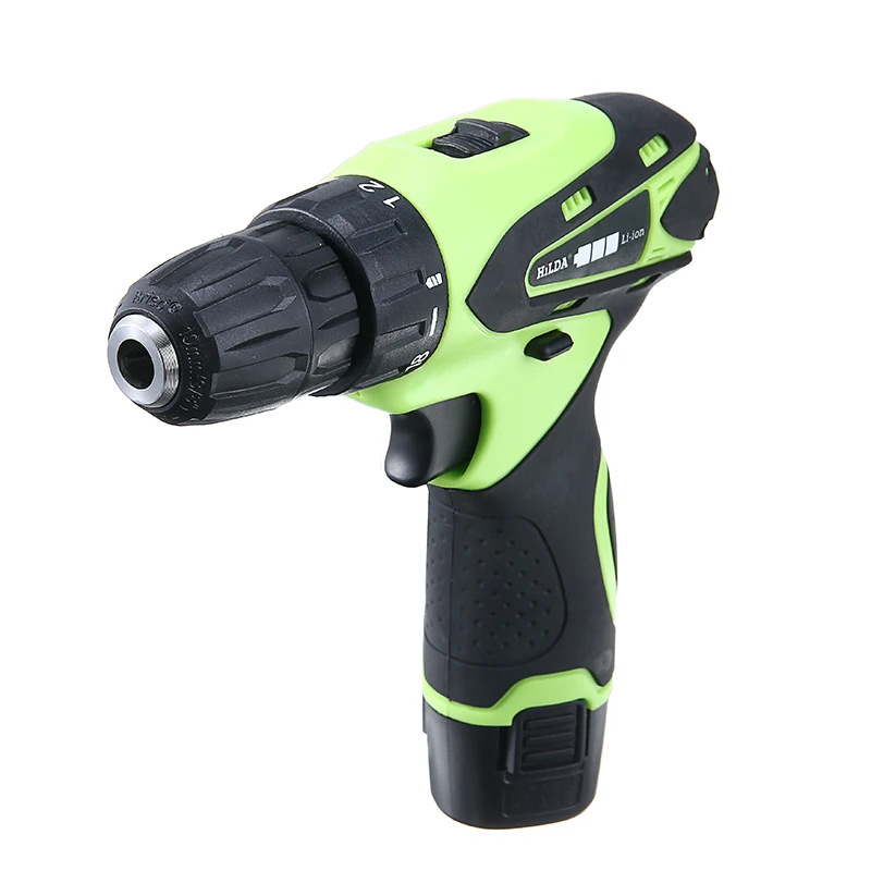 Двухскоростная аккумуляторная электрическая отвертка мини-дрель с литиевым