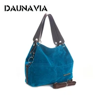 daunavia brand handbag women shoulder bag female large tote bag soft corduroy leather bag crossbody messenger bag for women 2019