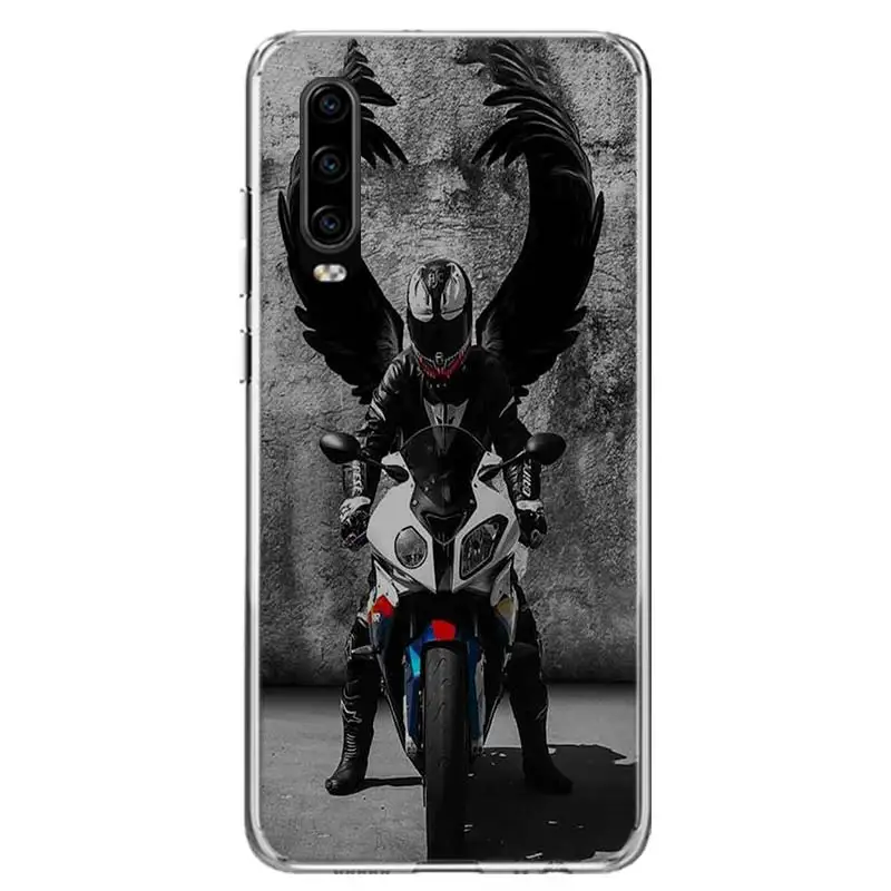 Moto Cross motorcycle sports Phone Case For Huawei P50 P40 Pro P30 Lite P20 P10 Mate 10 20 Lite 30 40 Pro Cover Coque Shell glass flip cover