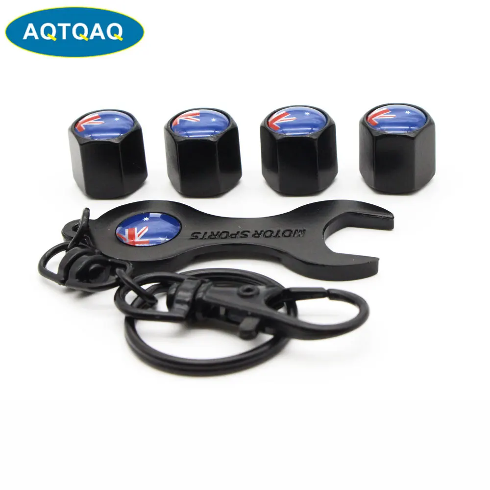 5 шт./компл. Австралийский Флаг Стиль Противоугонная эмблема Авто колесо шины