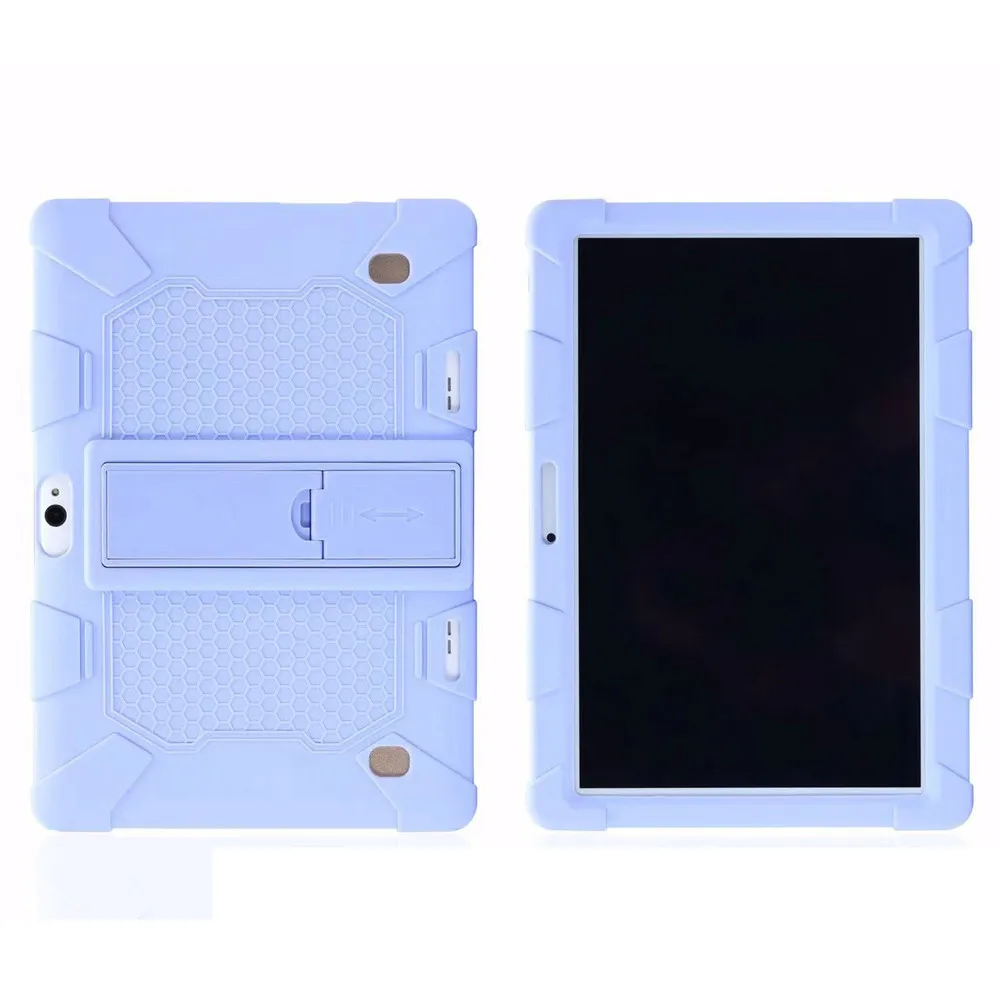 Мягкий силиконовый чехол для универсальных 1" 10,1 дюймов Android Tablet pc tablet PC противоударный задний Чехол защитный чехол+ ручка