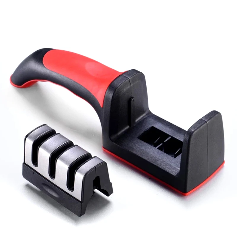 

Detachable Knife Sharpener Kitchen Sharpening System 2/3 stage Knife Sharpener Tungsten Steel Grinder Knife Manual sharpening