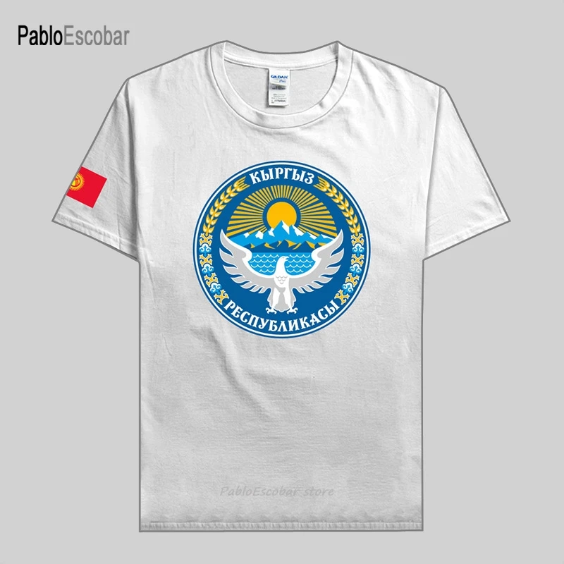 Кыргызстан киргизский модная футболка Джерси Нация Команда 100% хлопок одежда