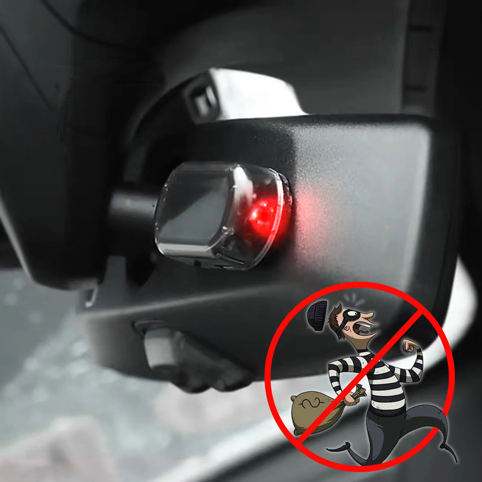 Автомобильная светодиодная сигнализация фонарь безопасности на солнечной