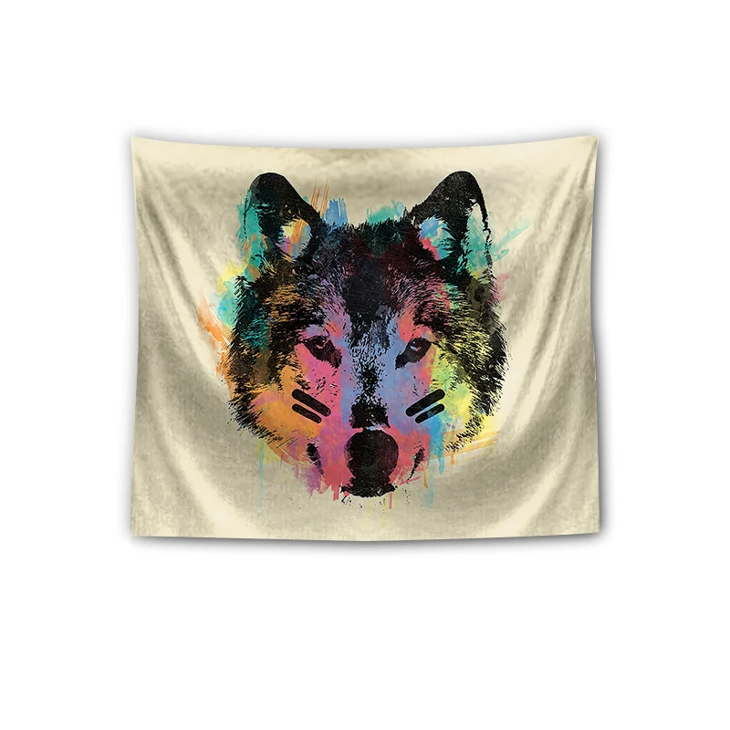 

Home decoratige Animal Tapestry Wall Hanging 3D Printed Lion Tapestry Wall Decor for Dorm Room Bedroom Living Room College