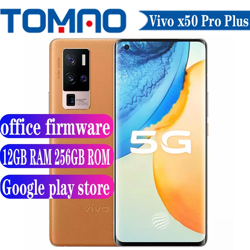 Vivo X50 Pro Plus 5G мобильный телефон 8 Гб 12 Оперативная память 256 ГБ Встроенная Snapdragon 865
