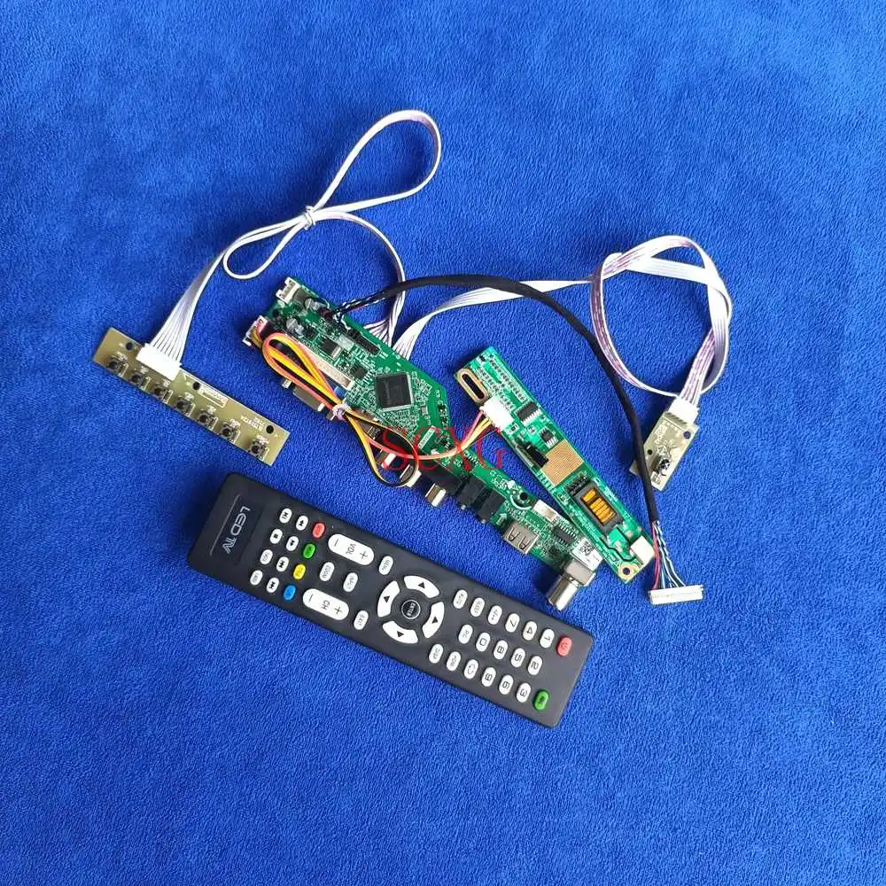 

Плата контроллера ЖК-дисплея 20Pin LVDS USB VGA HDMI-совместима с LP133X3/LP133X4/LP133X5 сигнальный аналоговый 1CCFL 1024*768 комплект для самостоятельной сборки