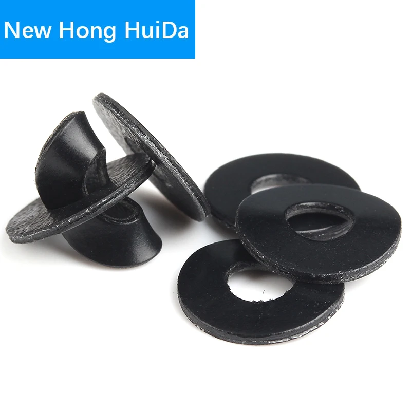100PCS PVC Washers M2 M2.5 M3 M4 M5 M6 M8 M10 M12 Soft Plastic Gasket Black Insulation Flat Paded For Screws | Обустройство дома