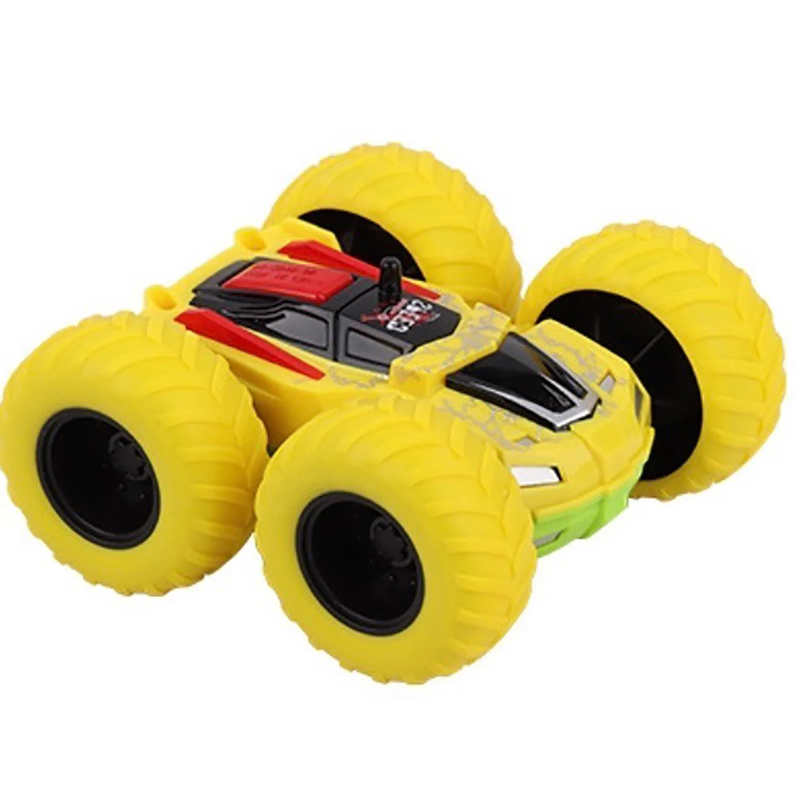 

2PC Pull Back Cars Toys Truck Double-Sided Inertance Friction Powered Vehicles RC Car For Xmas Gift Children Boys kids Toy