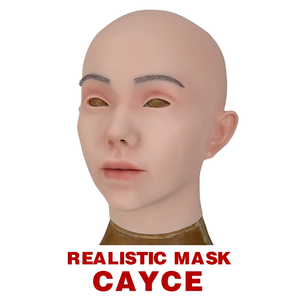 Силиконовая женская маска Cayce реалистичное лицо ангела для косплея Хэллоуин Драг