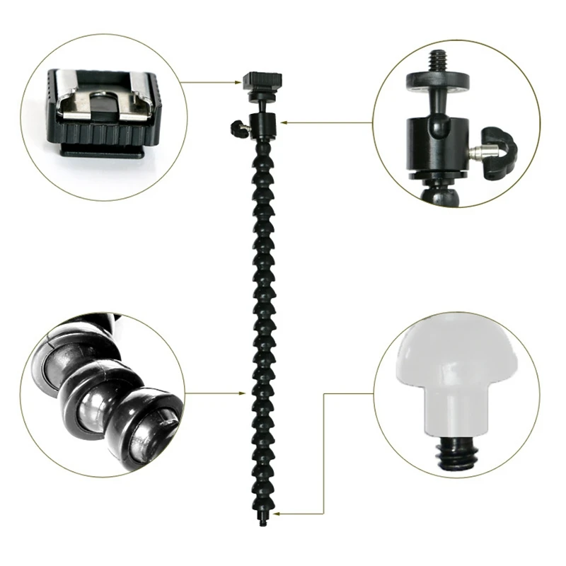 Гибкий Кронштейн Гибкая подставка для фонарика Dslr камеры держатель вспышки