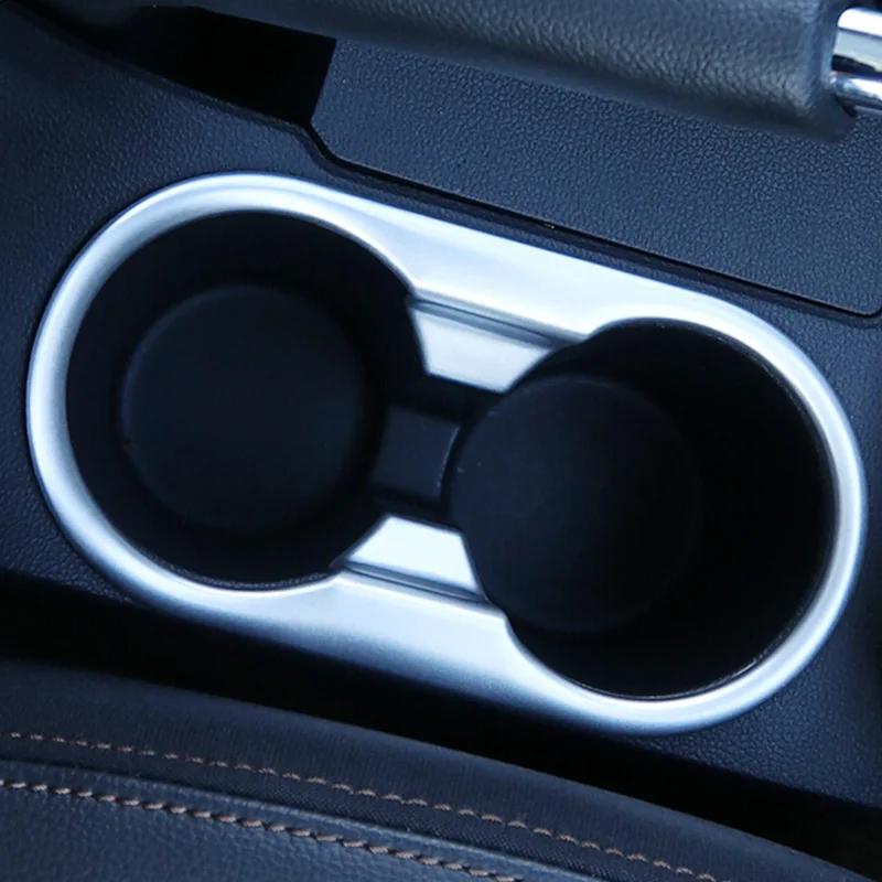 

ABS Chrome Carbon Fibre For MG ZS 2018 accessories Car Styling Car Front water cup frame Cover Trim 1pcs