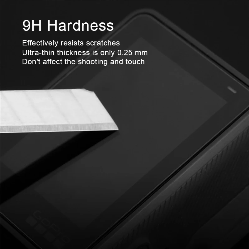 Защитная пленка для экрана GoPro Hero 8 черные аксессуары защитная закаленное стекло