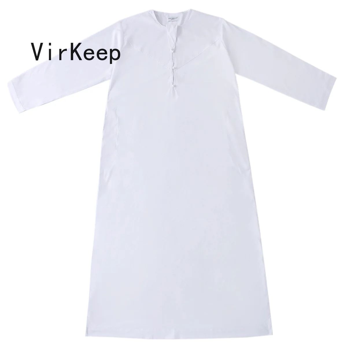 

full sleeve Muslim Men Jubba Thobe Islamic Arab Kaftan Patchwork Robes Retro Dubai Saudi Arabia ramadan gown plus size VKDR2480