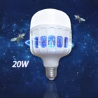 20 Вт Анти антимоскитная лампа лампы от комаров насекомых Ловушка для насекомых Zapper убийца светодиодный ночник комаров убийца AC 175 V-220 V 2 в 1 лампа E27