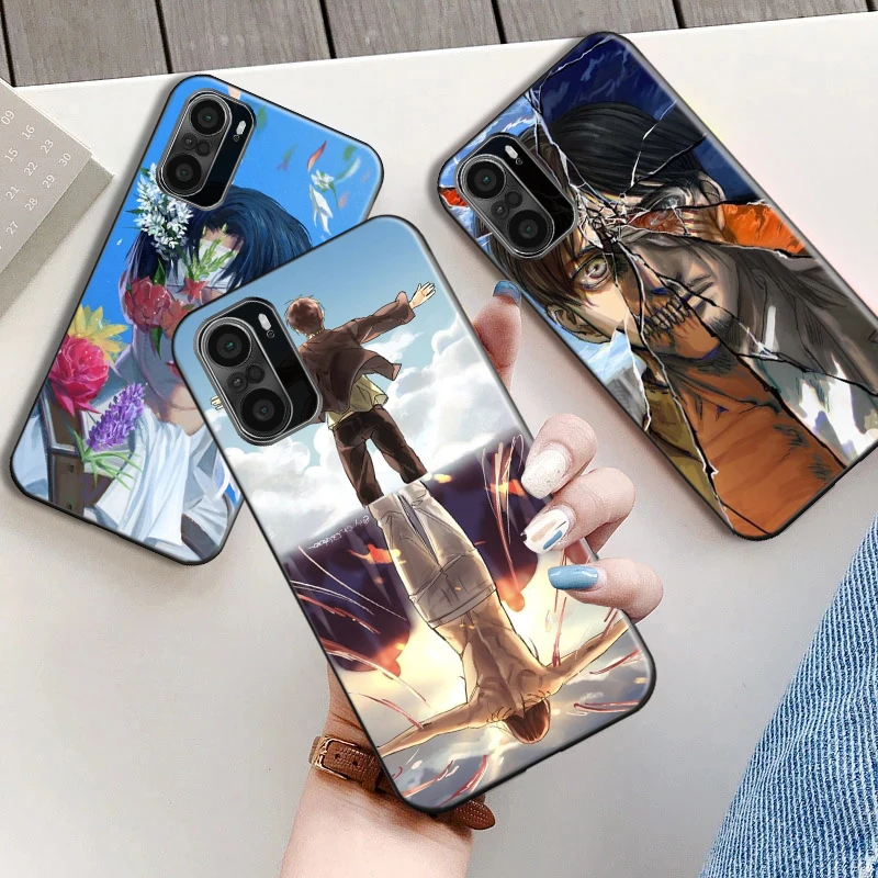 

Anime Japanese Allen Attack On Titan Phone Case For Xiaomi 11 11 Lite 11 Pro 11 Ultra 10S Note 10 Pro 10 Hard Coque Back Cover