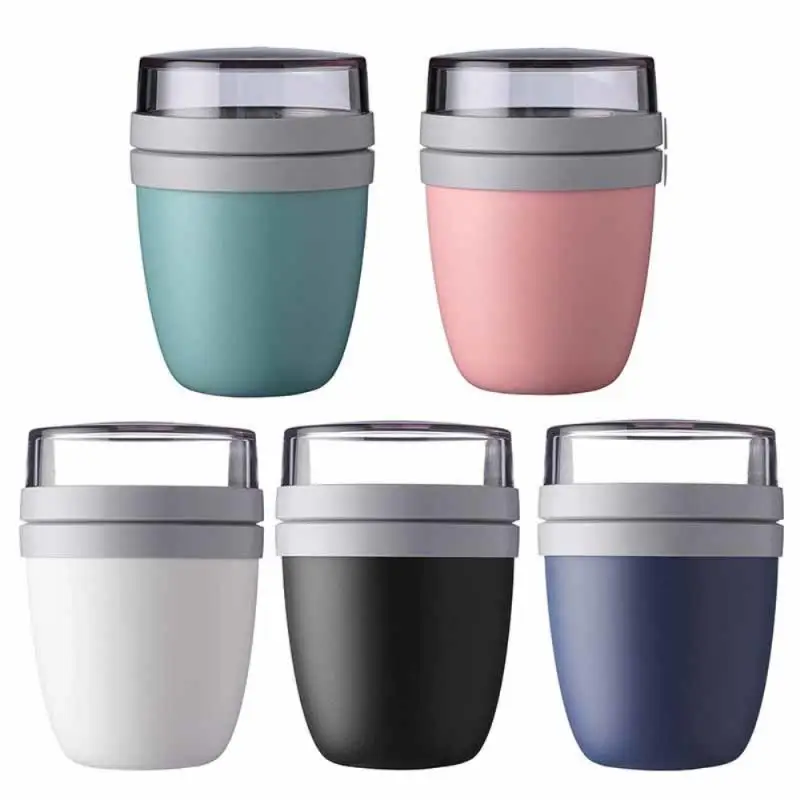 

Lunch Cup Creative Portable Travel Preservation Bowl Go Out Lunch Box Yogurt Nut Dessert Preservation Cup Tableware Hot Sale