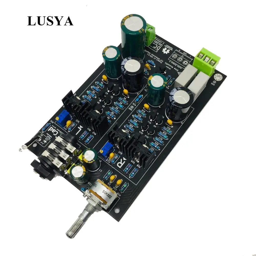 Lusya полностью дискретный FET дифференциальный усилитель для наушников класса A 32