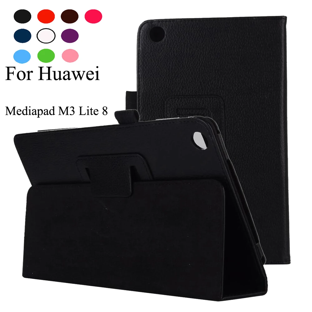 Магнитный чехол из искусственной кожи для HuaWei MediaPad M3 Lite 8 0 подставка Media Pad