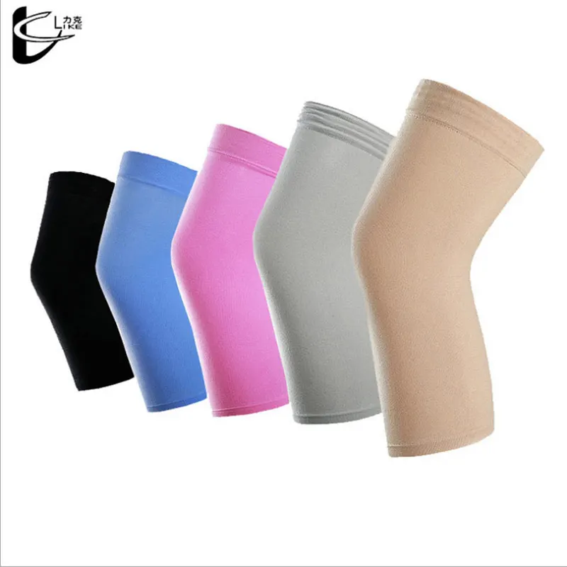 Трикотажные спортивные нейлоновые наколенники летние ультра тонкие