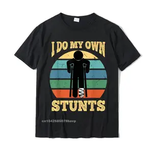 Broken Leg Injury Ankle Knee Funny Get Well Soon Gift T-Shirt Cotton Boy Tops Shirts Cool T Shirt Printed On Prevailing