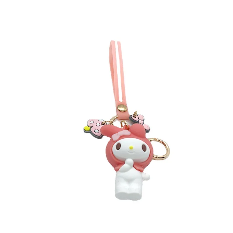 Kawaii Sanrioed HelloKt Mymelody Kuromi Cinnamoroll Purin японский персонаж аниме брелок на рюкзак |