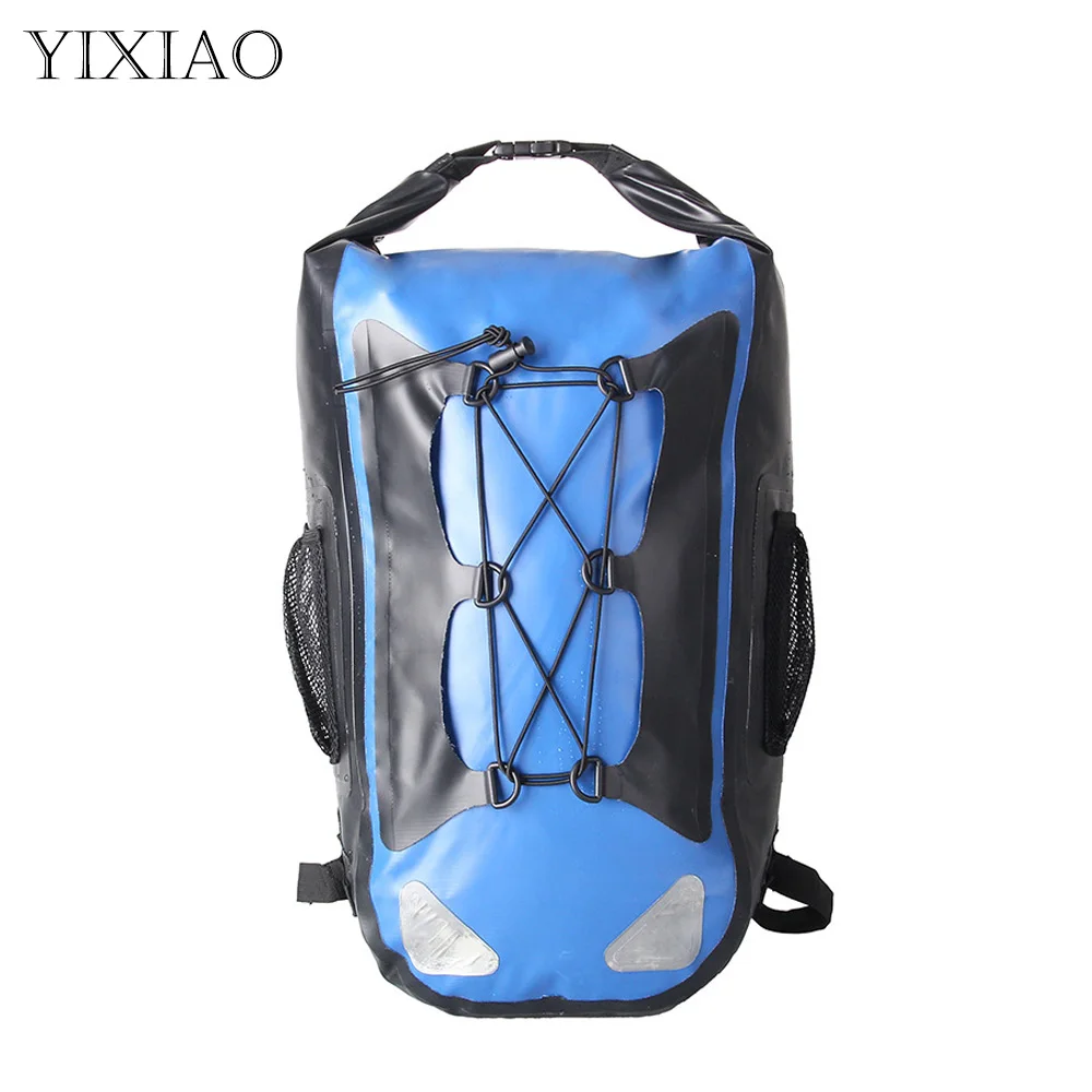 

YIXIAO 30L Outdoor Swimming Diving Waterproof Backpack River Trekking Rafting Kayaking Bags Camping Water Resistance Rucksack