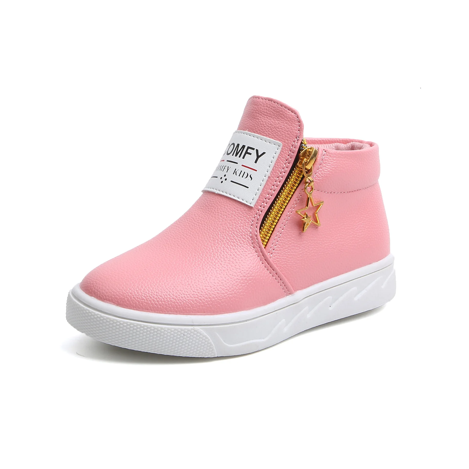 Лидер продаж Детские ботинки Водонепроницаемый из искусственной кожи детская