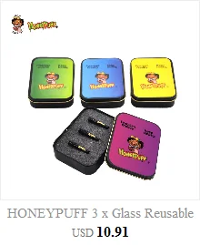 HONEYPUFF 3 размера серебро нержавеющая сталь табак может увлажнитель воздуха герметичный горшок уплотнение влаги горшок емкость