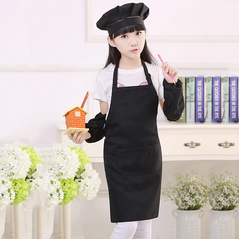 Детский фартук шапка комплект без рукавов детский сад Раскрашивание