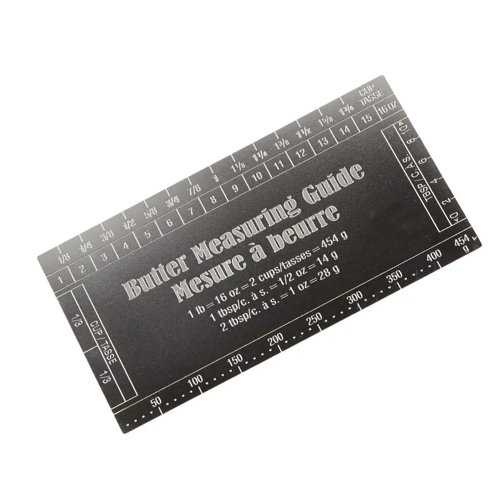 

Butter Ruler - Dough Pastry Scraper - Mini Measuring Scale Multipurpose Ruler - Pastry Bread Butter Scale Tool - ABS Butter Cutt