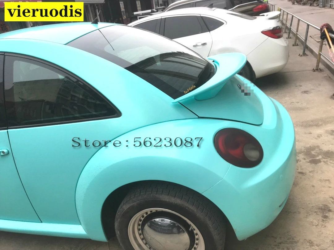 Для Volkswagen Beetle спойлер 1998 2010 FRP стекловолокно Неокрашенный задний на крыло крышу