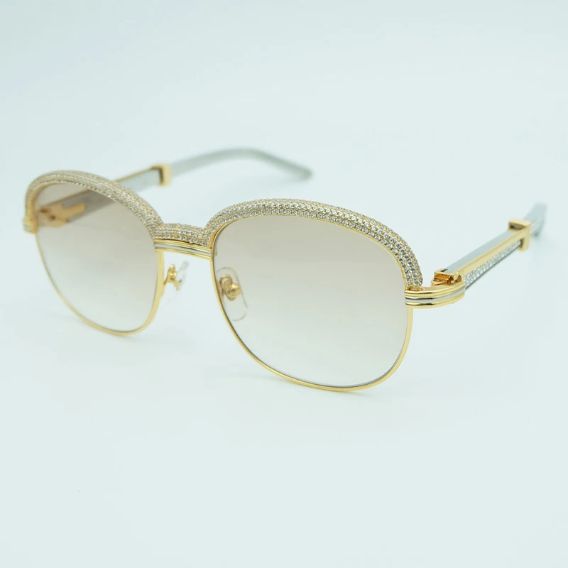 Алмазные солнцезащитные очки для мужчин Carter Овальные Солнцезащитные женщин и из