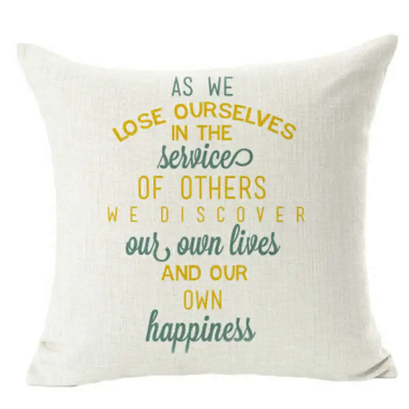 Модный чехол из хлопка и льна домашняя Подушка с животными украшение для дома