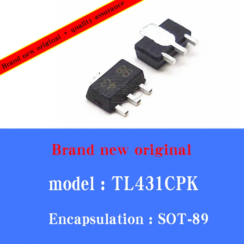 

50/PCS Lot New original TL431CPK SOT-89 screen printing 43 patch voltage reference voltage regulator IC chip