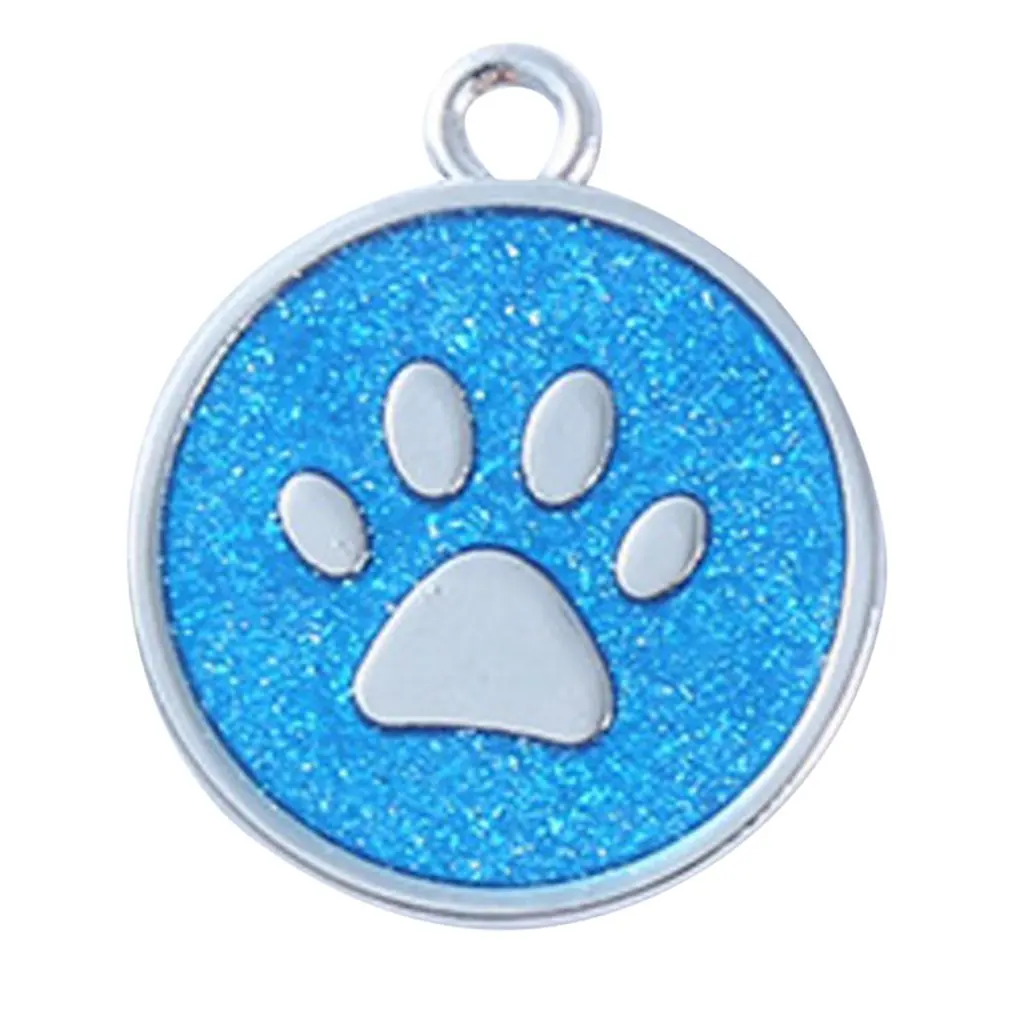 Блестящая визитная карточка в форме следа из нержавеющей стали собачья бирка