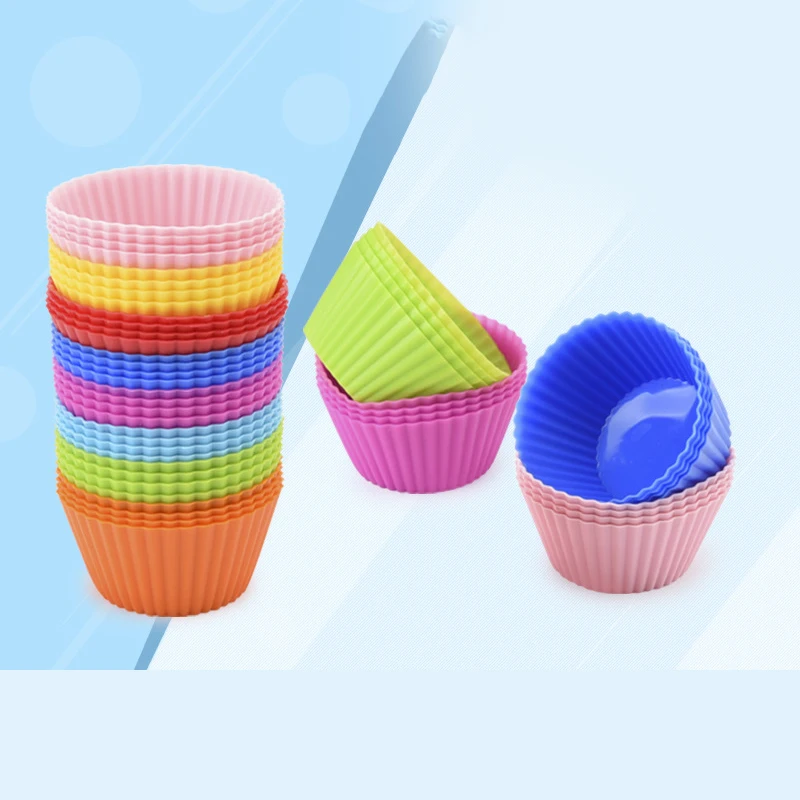 6/12/100 шт силиконовая форма для выпечки чашки кекс Инструменты тортов формы Бумага
