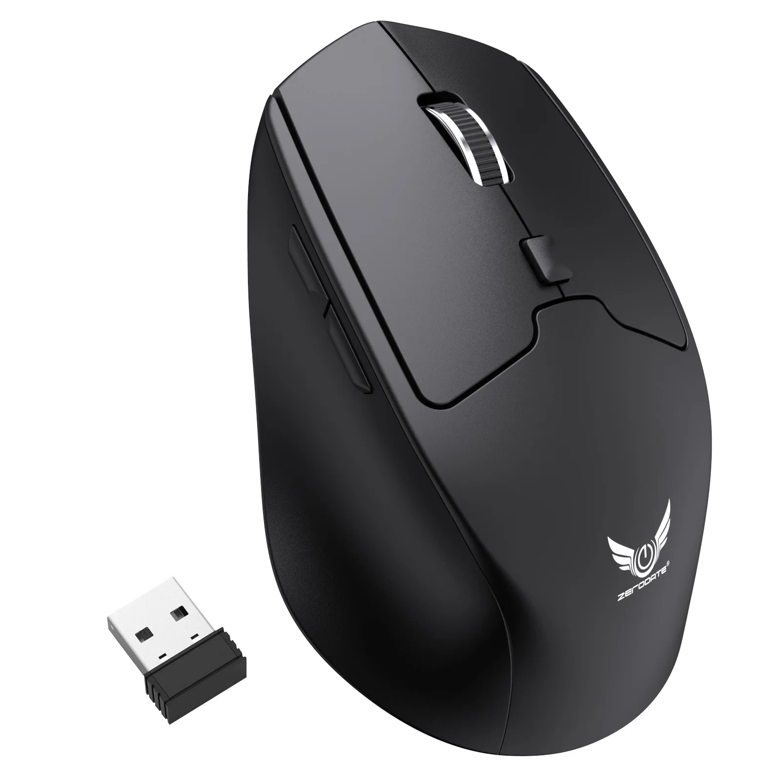 Мышь компьютерная беспроводная оптическая 2 4 ГГц USB 1600 DPI 6 клавиш | Компьютеры и